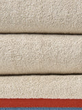 John Lewis Block Stripe cotton towels 600gsm, UK version