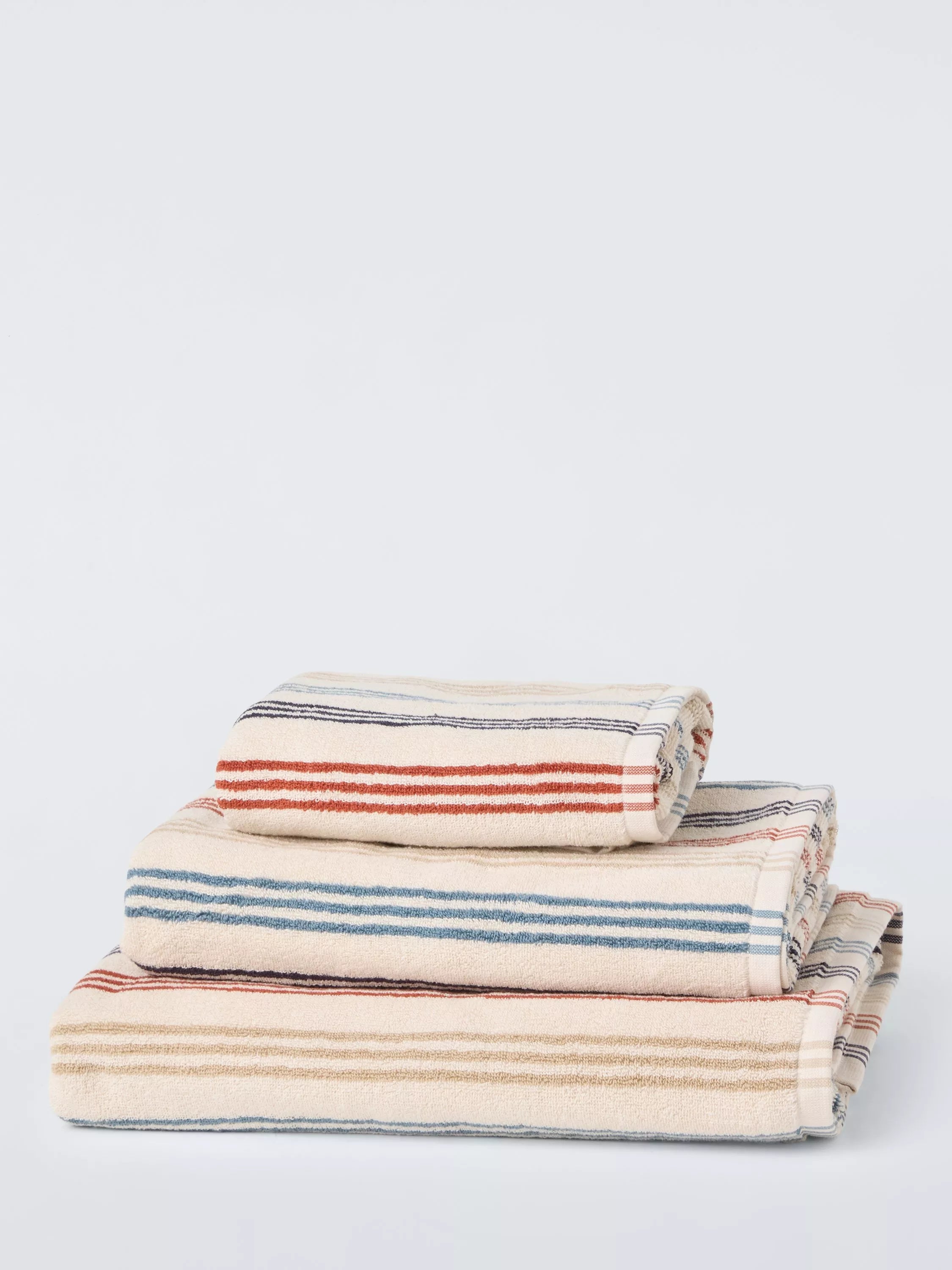 John Lewis Daymer stripe towel set 600gsm - British product