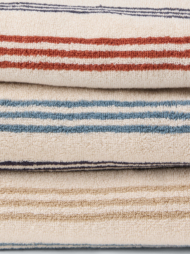 John Lewis Daymer stripe towel set 600gsm - British product