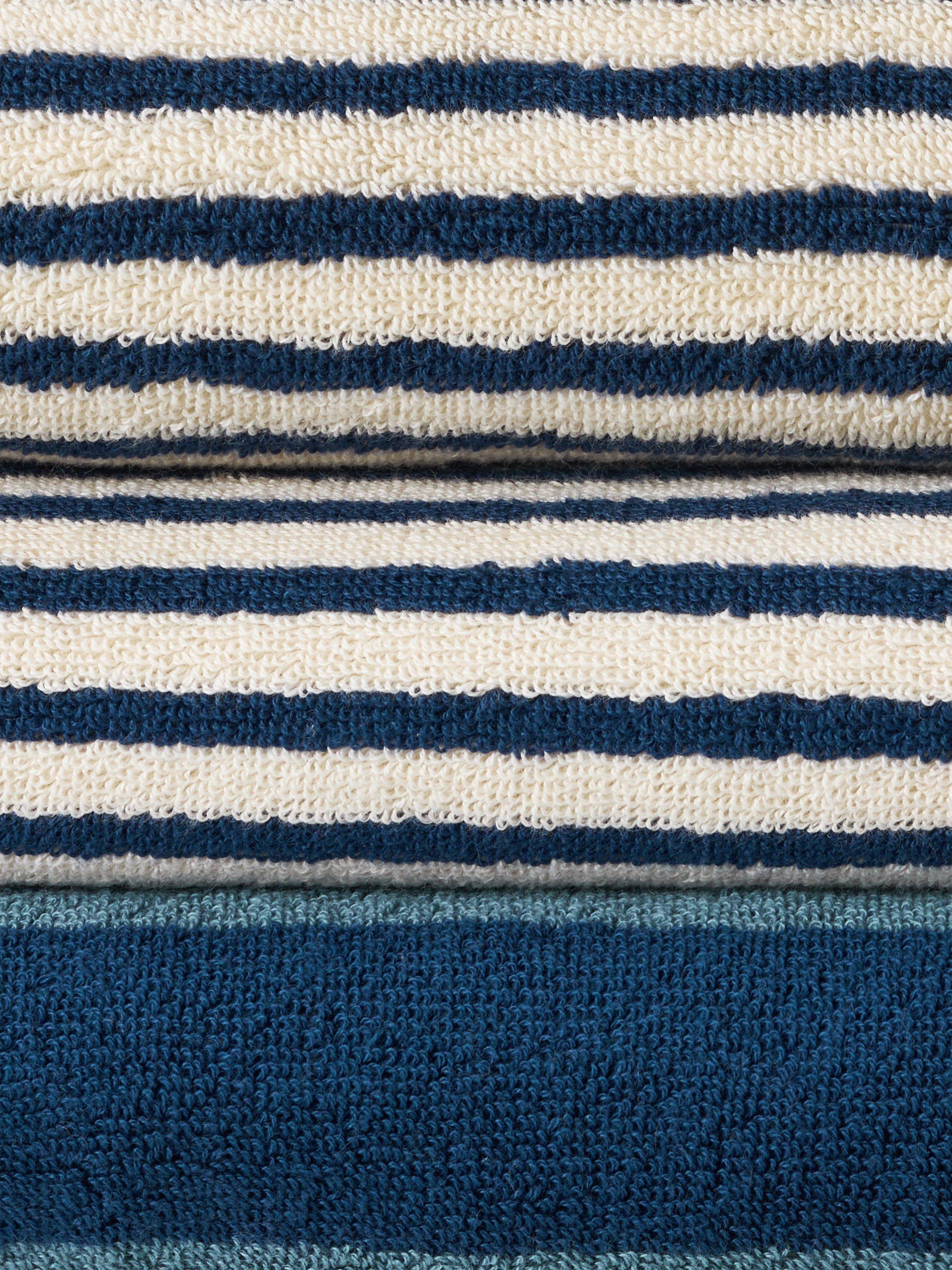 John Lewis Harlyn Stripe Towels blue, UK version