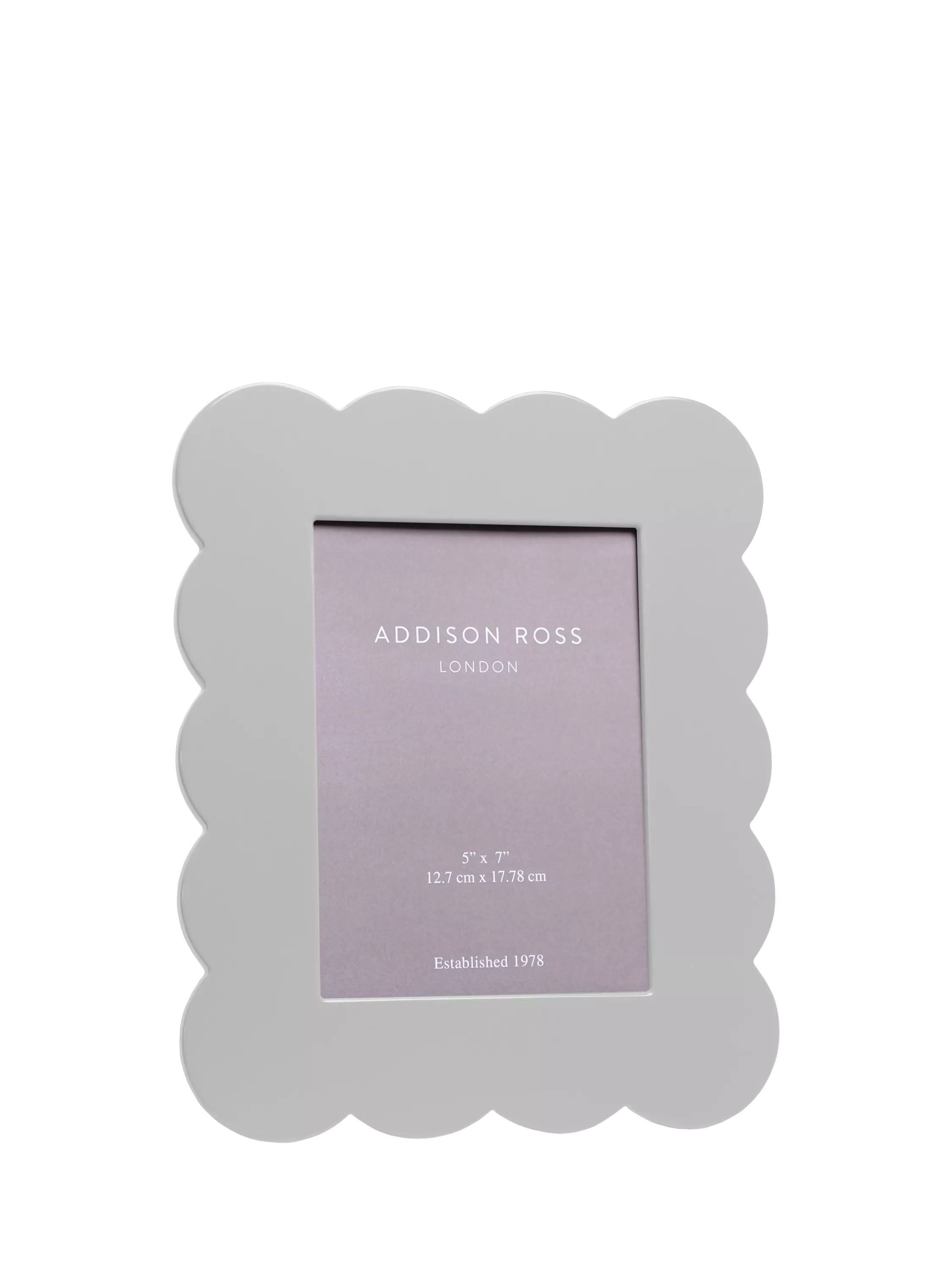 Addison Ross Scallop Lacquer Photo Frame, 5 x 7 inch