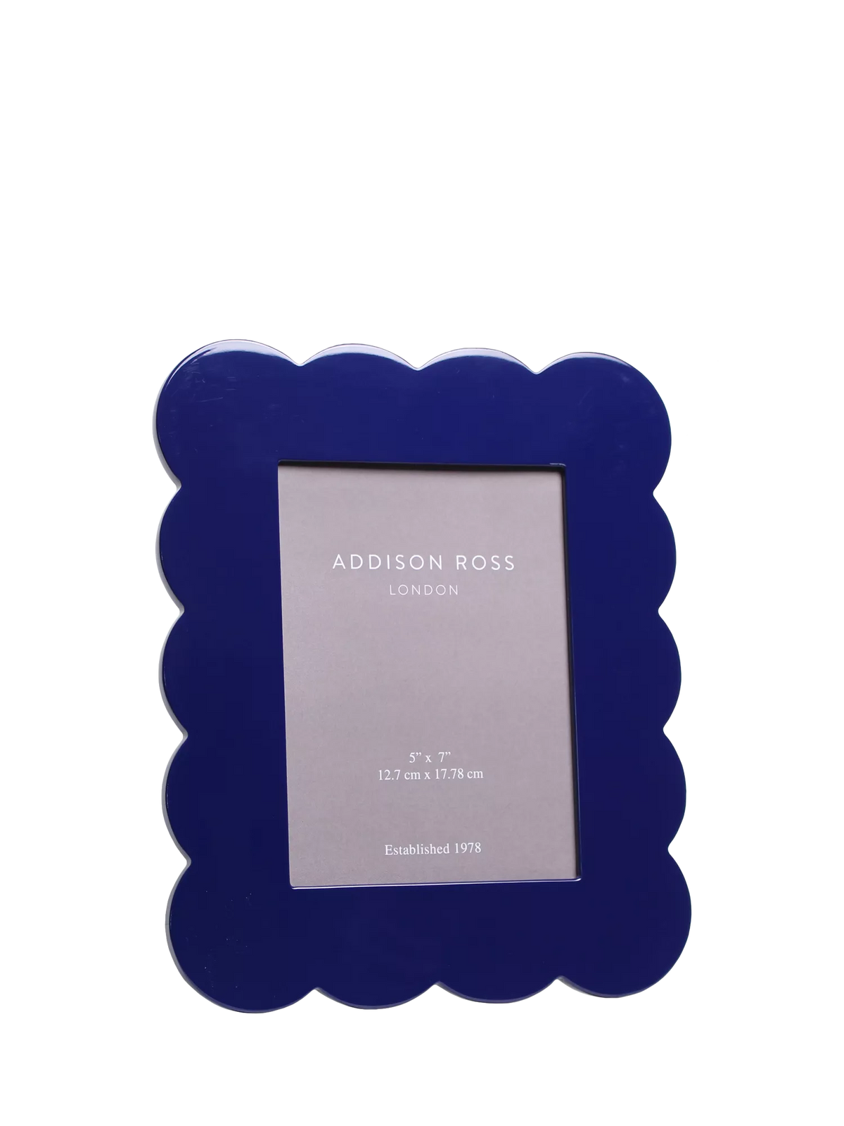 Addison Ross scallop lacquer photo frame 5x7, imported from the UK