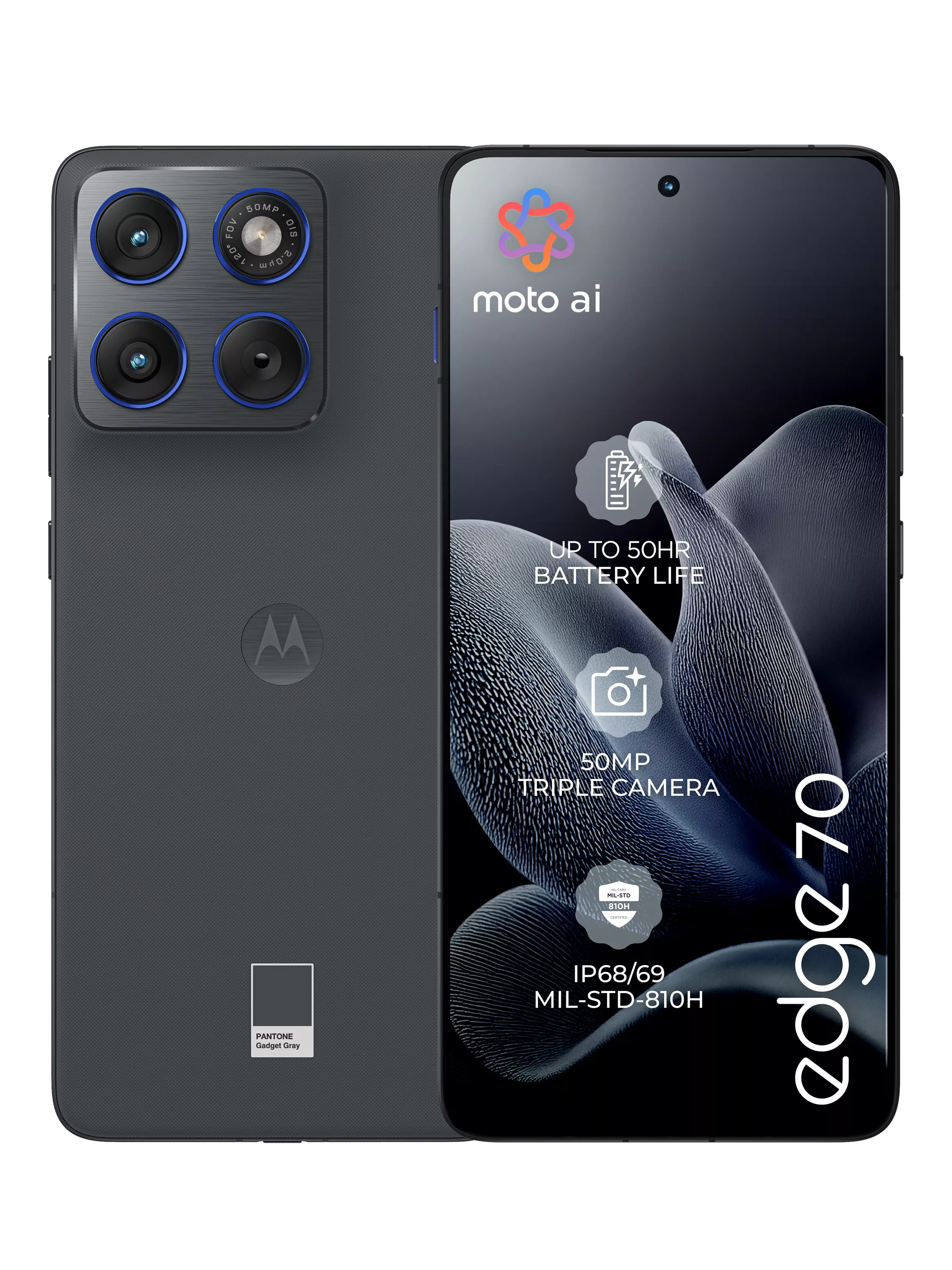 Motorola Edge 70 Smartphone, 12GB RAM, 512GB Storage, 6.67 Display, 5G, Sim Free