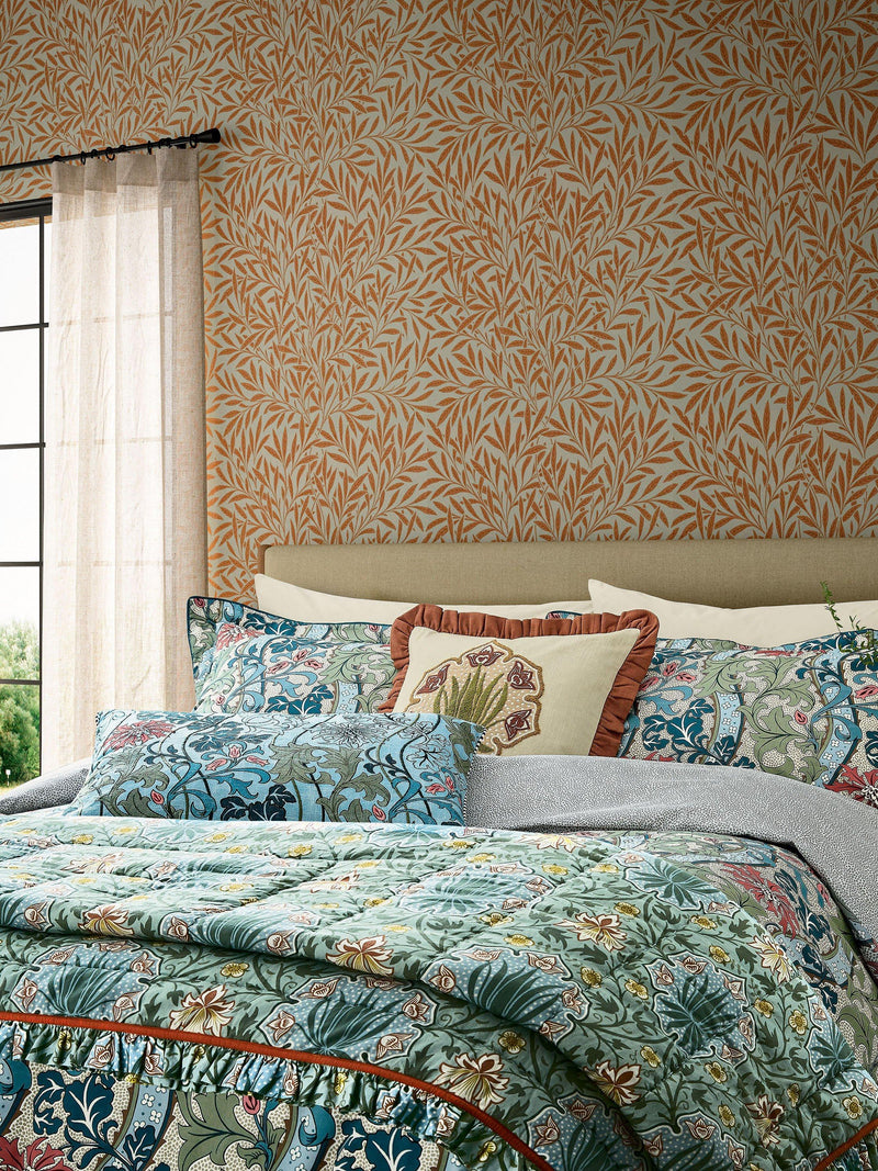 Morris & Co. Cornflower duvet cover set double - British product