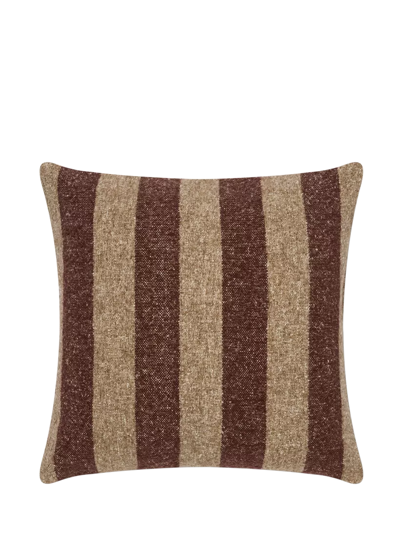 Piglet in Bed Flecked Stripe cushion cover 50x50cm, UK version