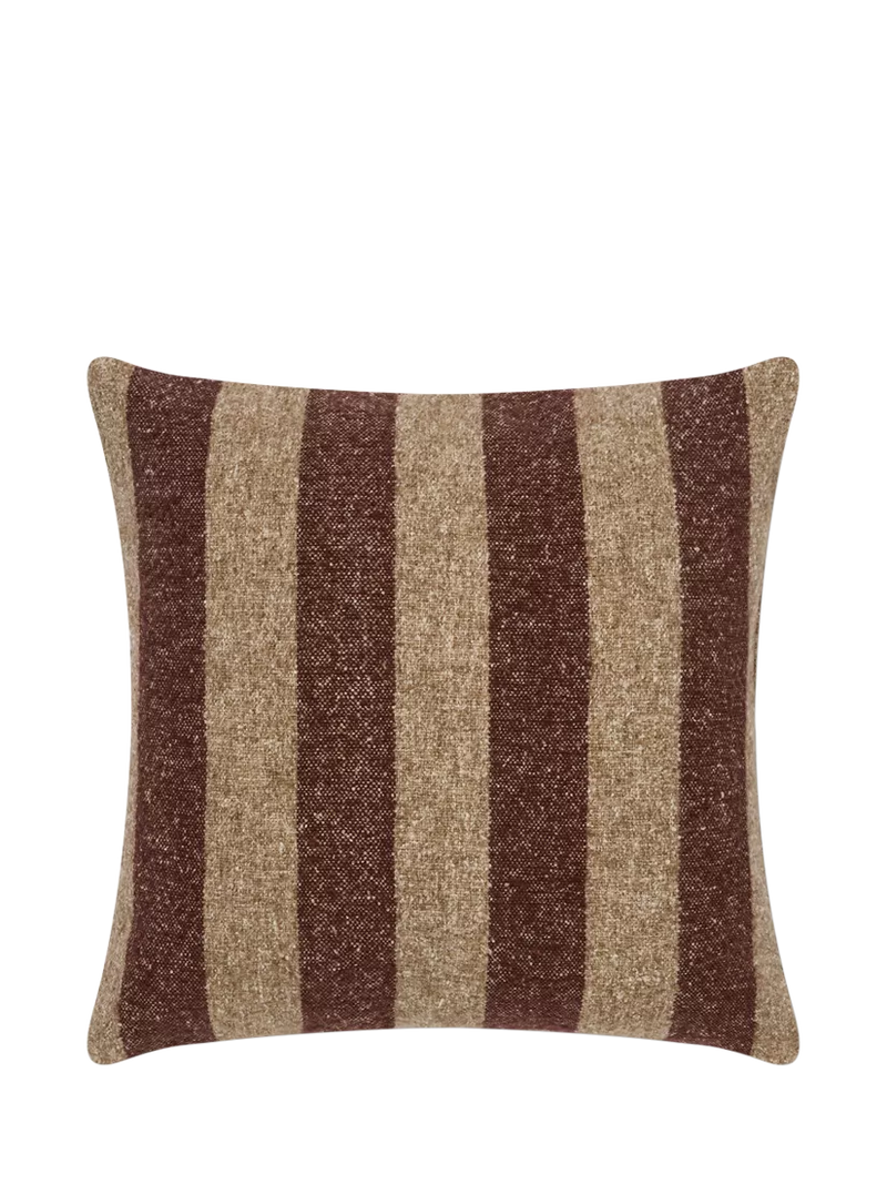 Piglet in Bed Flecked Stripe cushion cover 50x50cm, UK version