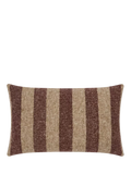 Piglet in Bed flecked stripe wool cushion cover 60x40cm (British brand)