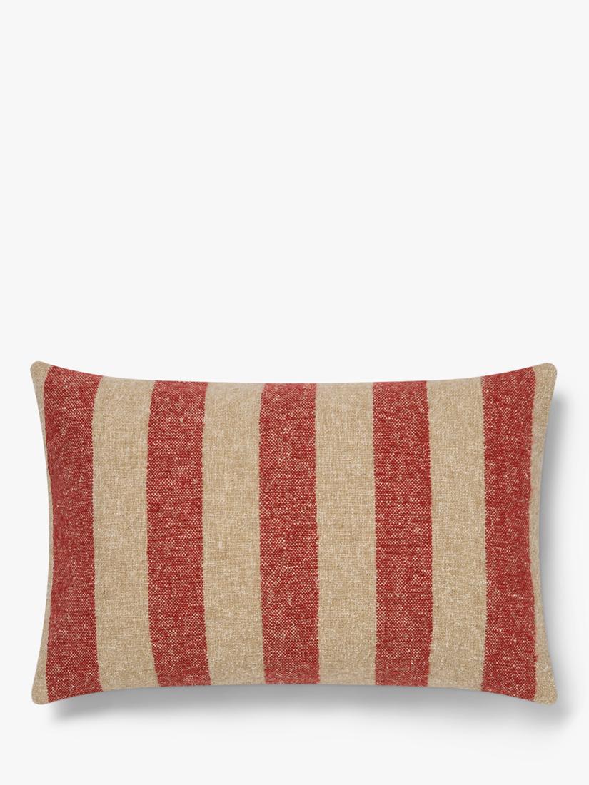 Piglet in Bed flecked stripe wool cushion cover 60x40cm (British brand)