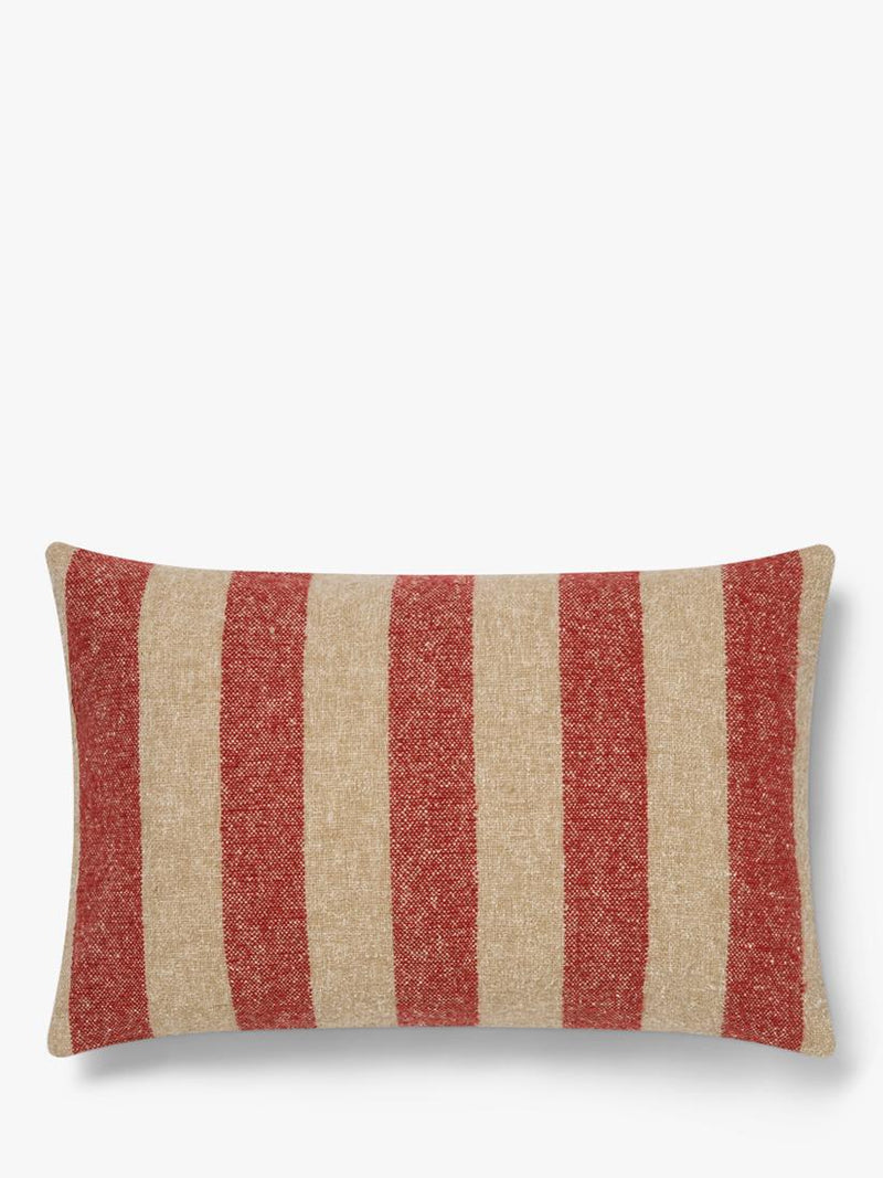 Piglet in Bed flecked stripe wool cushion cover 60x40cm (British brand)