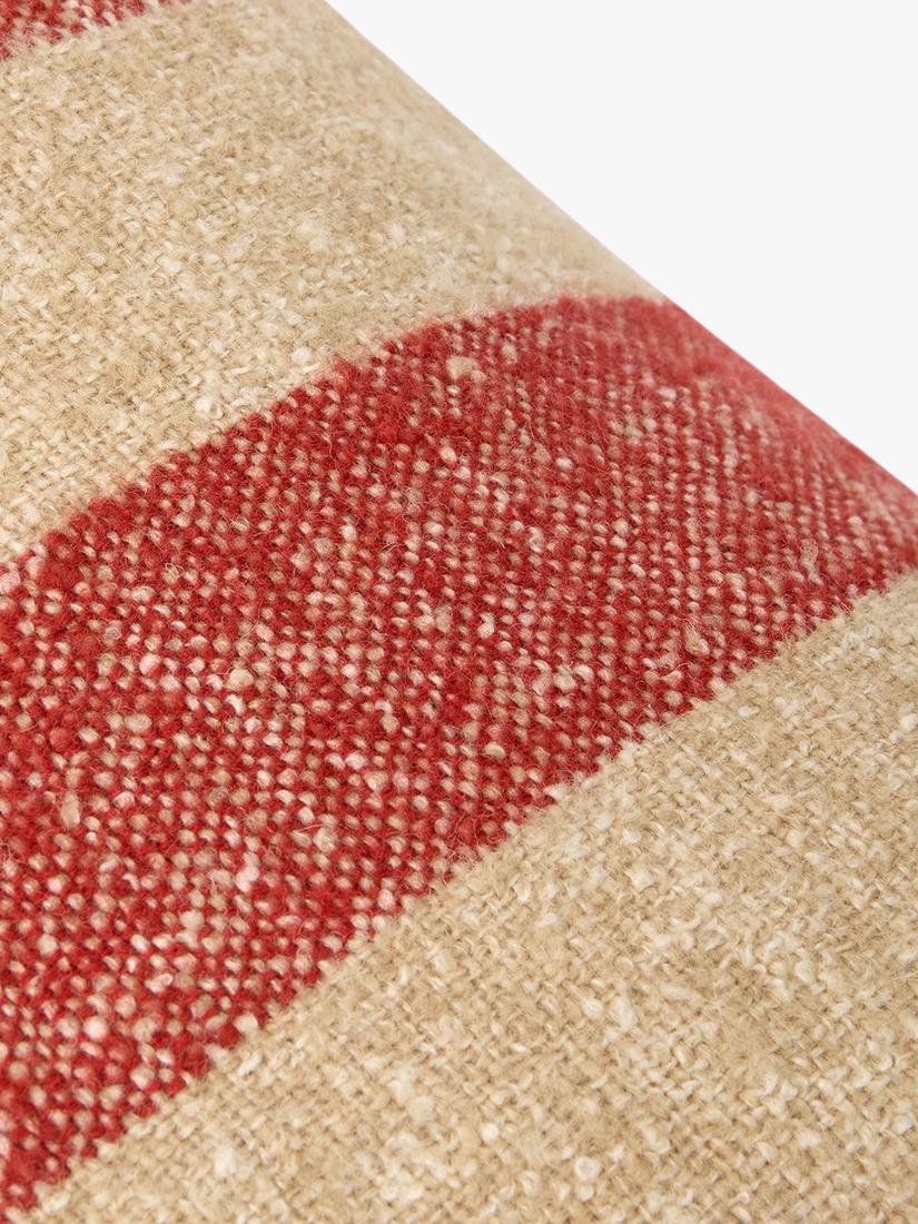 Piglet in Bed flecked stripe wool cushion cover 60x40cm (British brand)