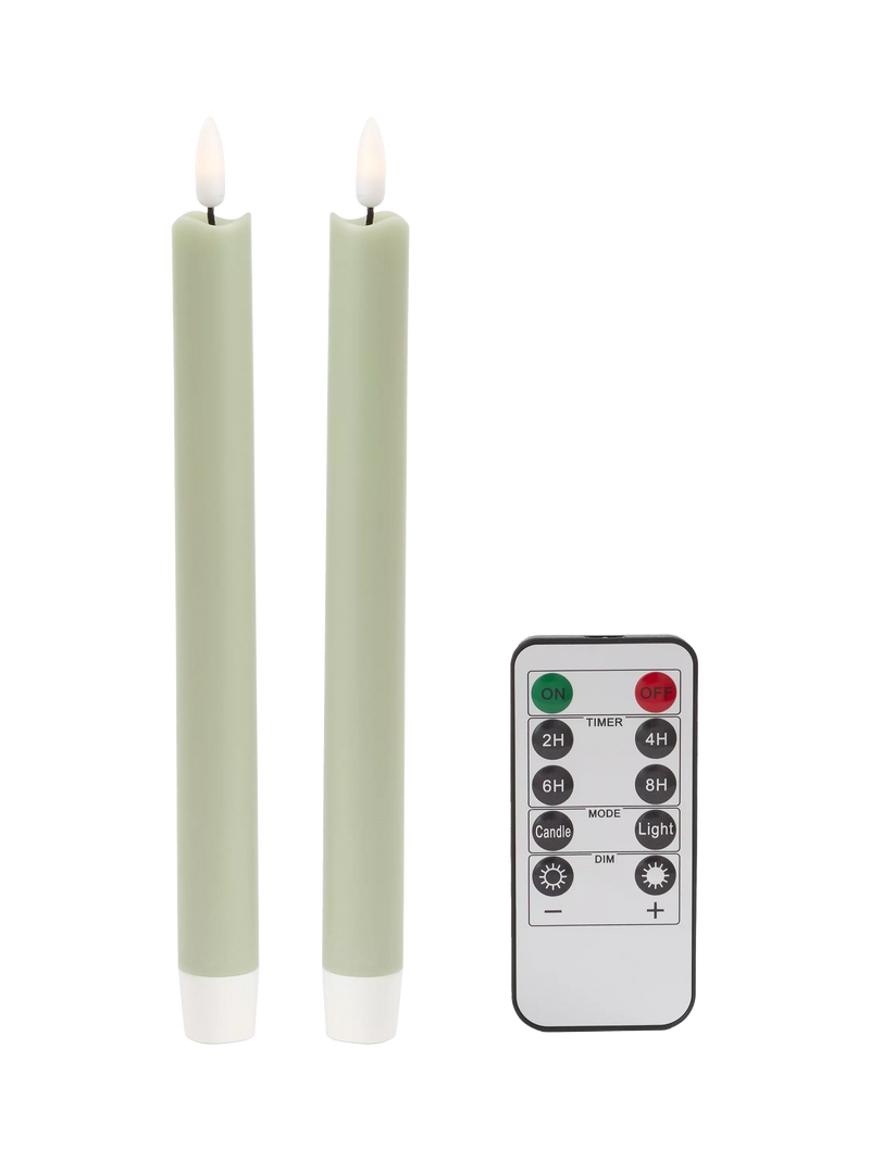 Addison Ross Remote Control LED Candles, Set of 2