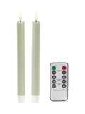 Addison Ross Remote Control LED Candles, Set of 2