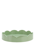 Addison Ross Scallop Lacquer Round Tray, 22cm