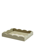 Addison Ross Scallop Lacquer Tray, Chiffon, 28cm