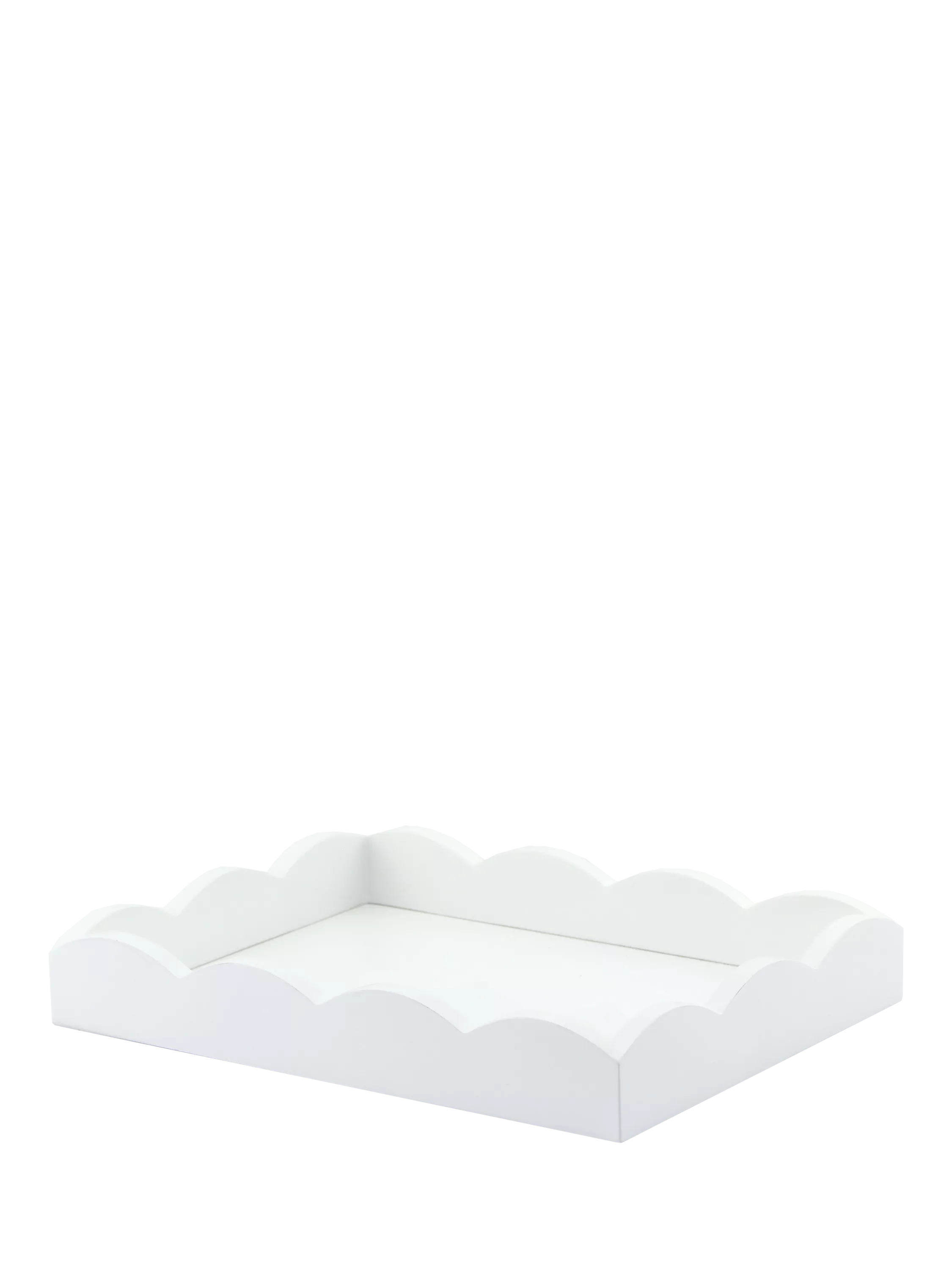 Addison Ross scallop lacquer tray 28cm, imported from the UK