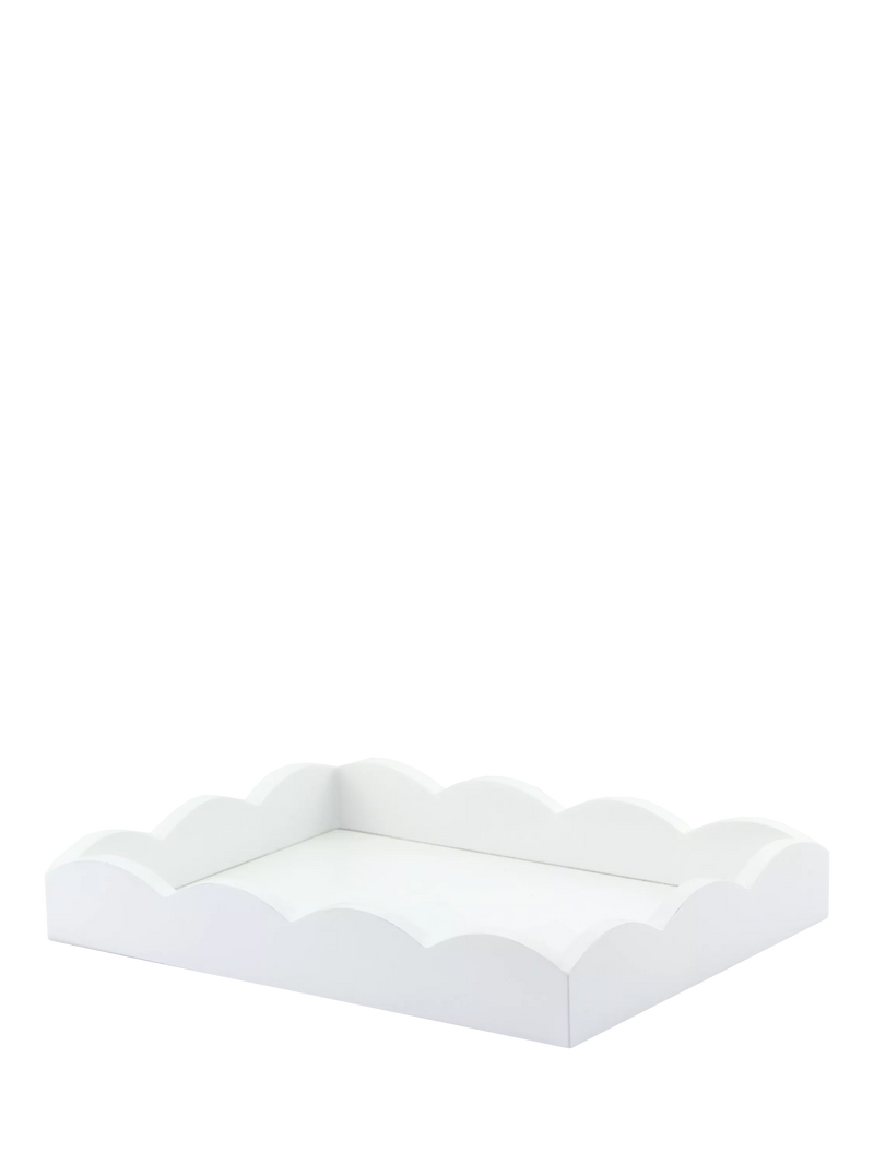 Addison Ross scallop lacquer tray 28cm, imported from the UK