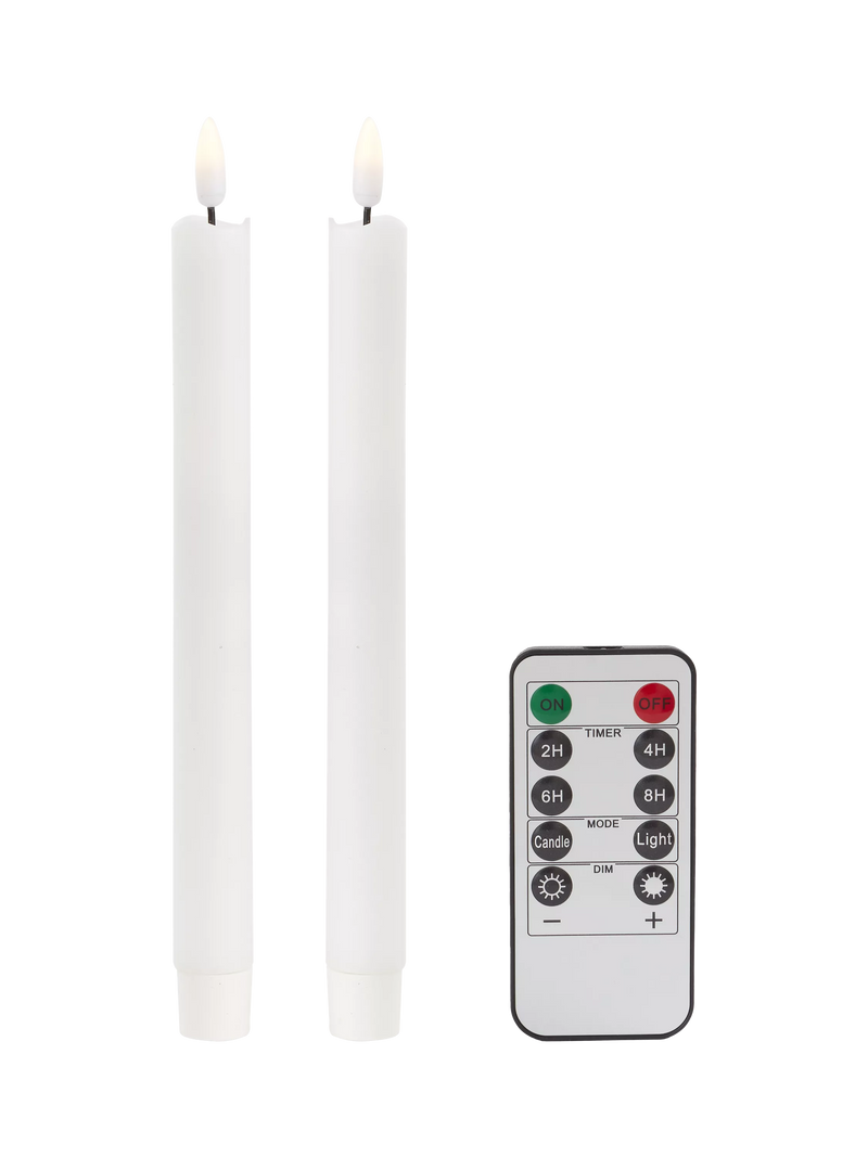 Addison Ross Remote Control LED Candles Set of 2