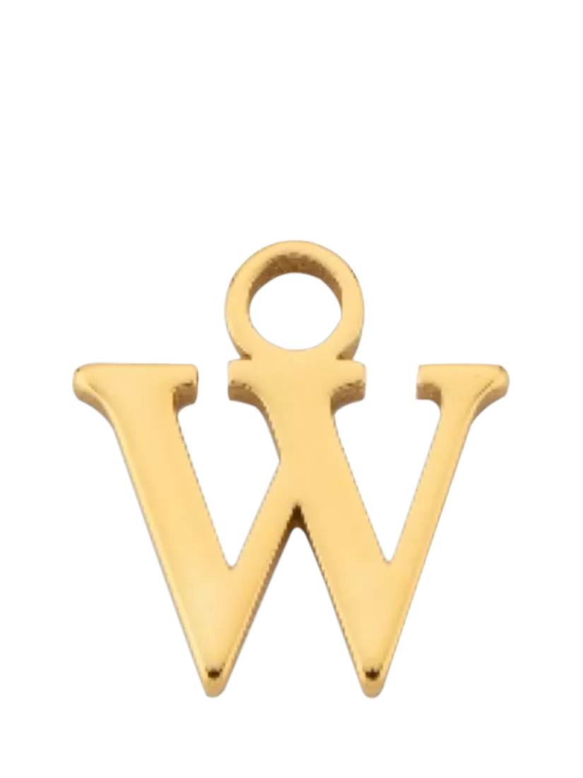 frkl. gold-plated initial charm (British brand)