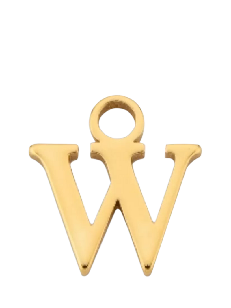 frkl. gold-plated initial charm (British brand)