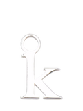 frkl. Lower Case Initial Charm, Silver, K