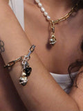 frkl mixed metal bracelet gold silver 20cm (British brand)