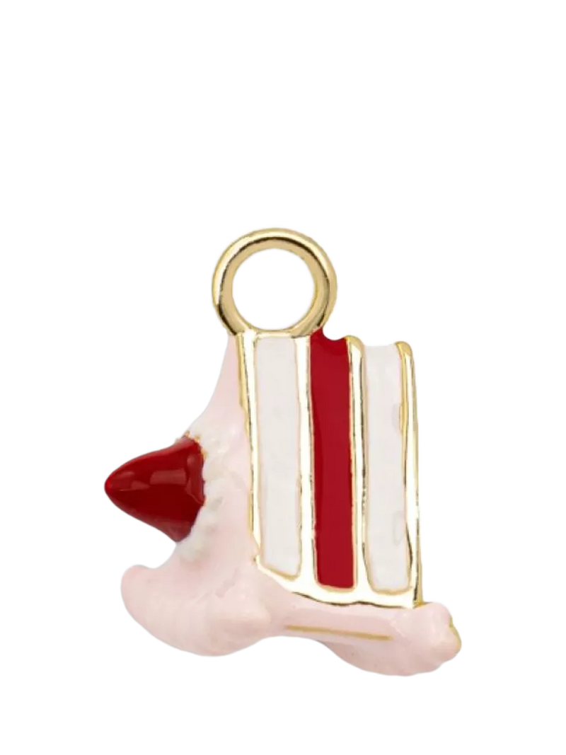 frkl. Have Your Cake Enamel Charm, Gold