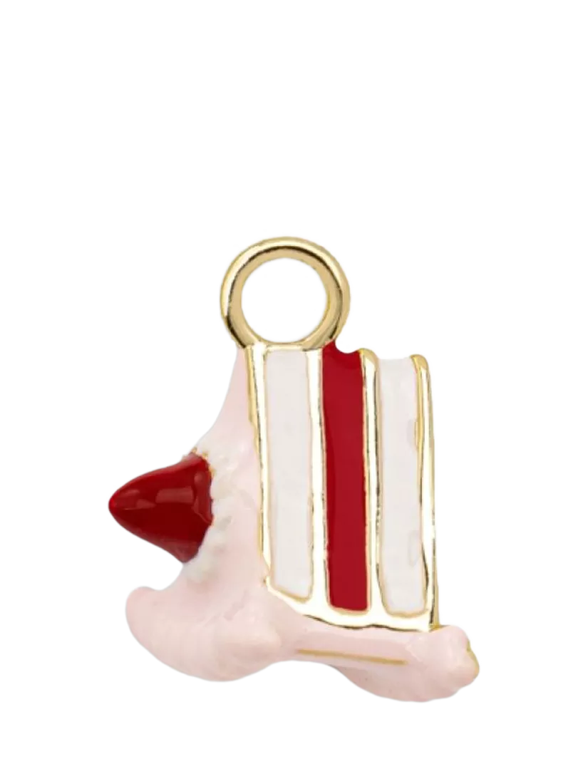 frkl. Have Your Cake Enamel Charm, Gold