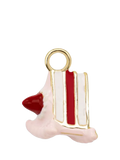 frkl. Have Your Cake Enamel Charm, Gold