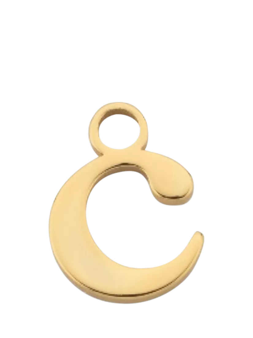 frkl. Lower Case Initial Charm Gold