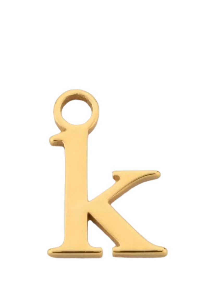 frkl. Lower Case Initial Charm Gold