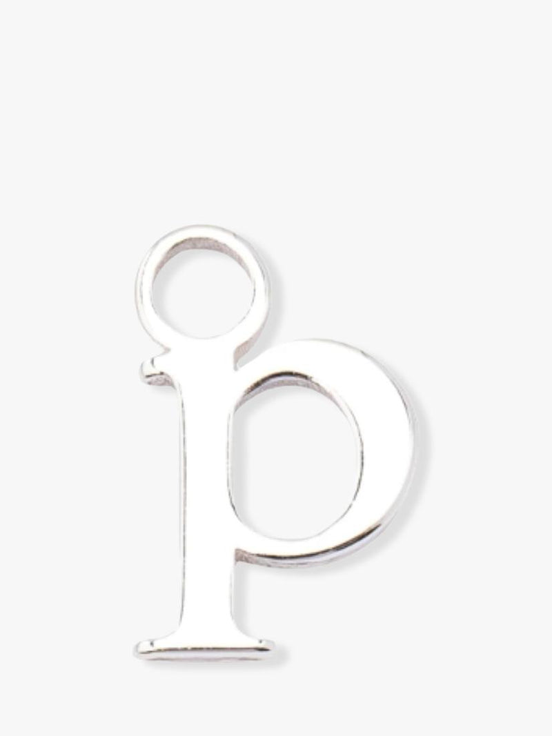 frkl. lower case initial charm in silver, imported from the UK