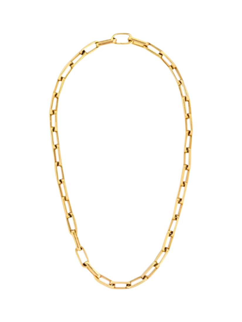 frkl. chunky mega necklace gold plated brass 46cm, UK version