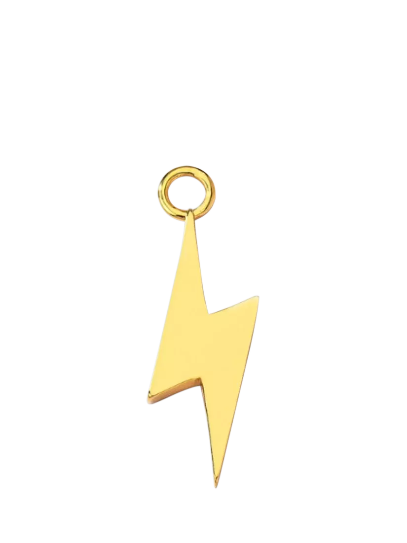 frkl. Lightning Bolt Charm, Gold