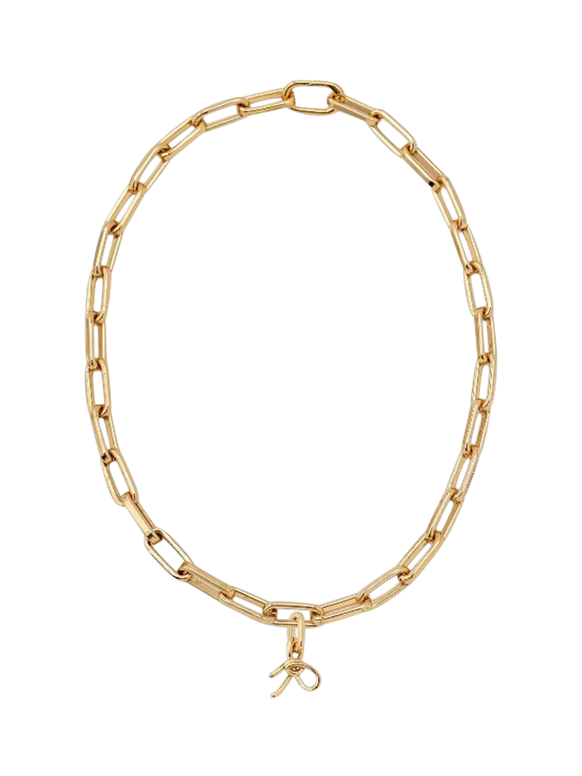frkl. Bow Stack Necklace, Gold