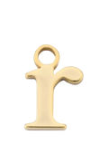 frkl. Lower Case Initial Charm, Gold, R