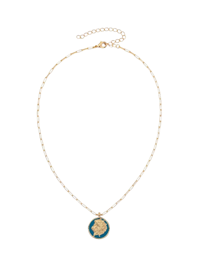 frkl. Star Sign Gold Zodiac Charm Necklace
