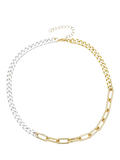 frkl. Link Up Necklace, Gold/Silver