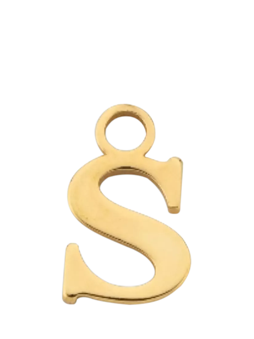 frkl. Lower Case Initial Charm, Gold, S