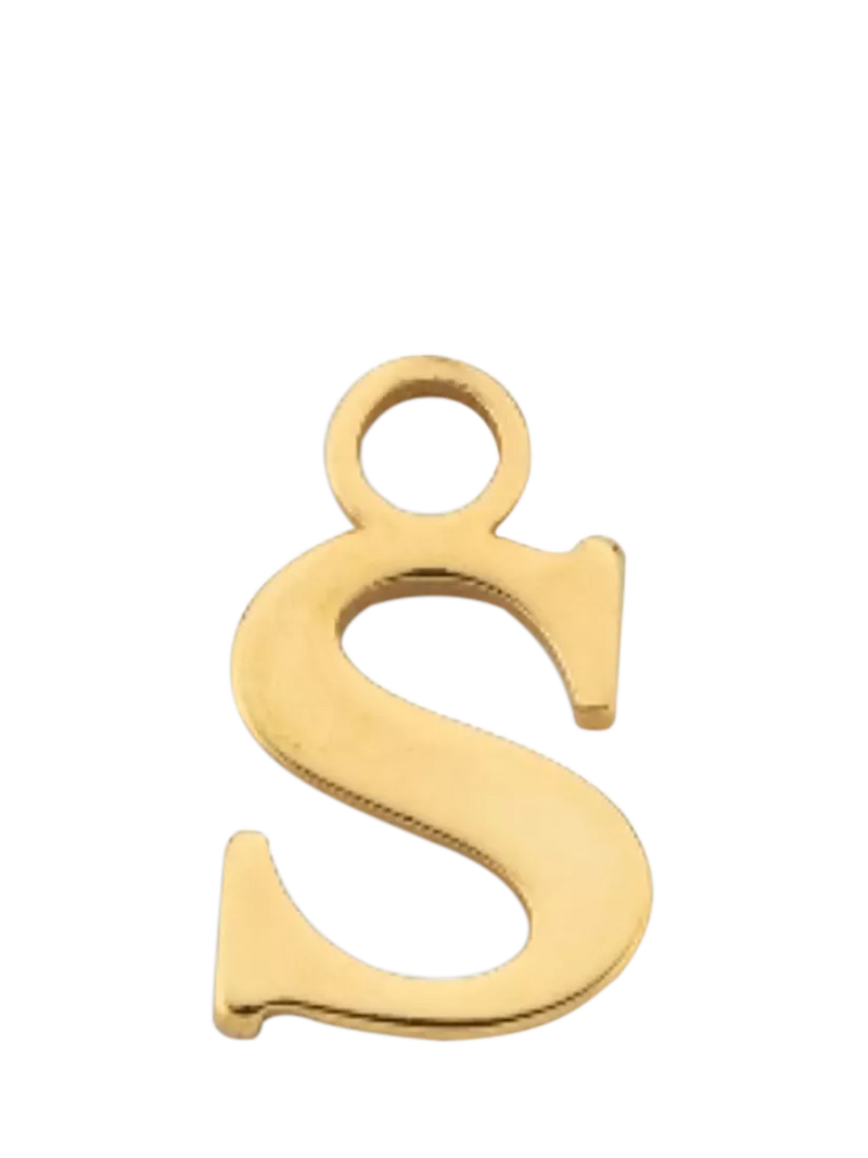 frkl. Lower Case Initial Charm, Gold, S
