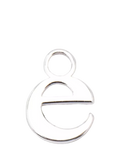 frkl. Lower Case Initial Charm, Silver, E