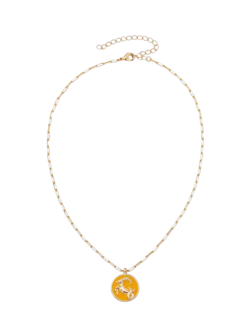 frkl. gold zodiac necklace 18ct plated, UK version