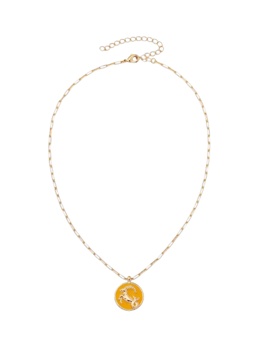 frkl. gold zodiac necklace 18ct plated, UK version