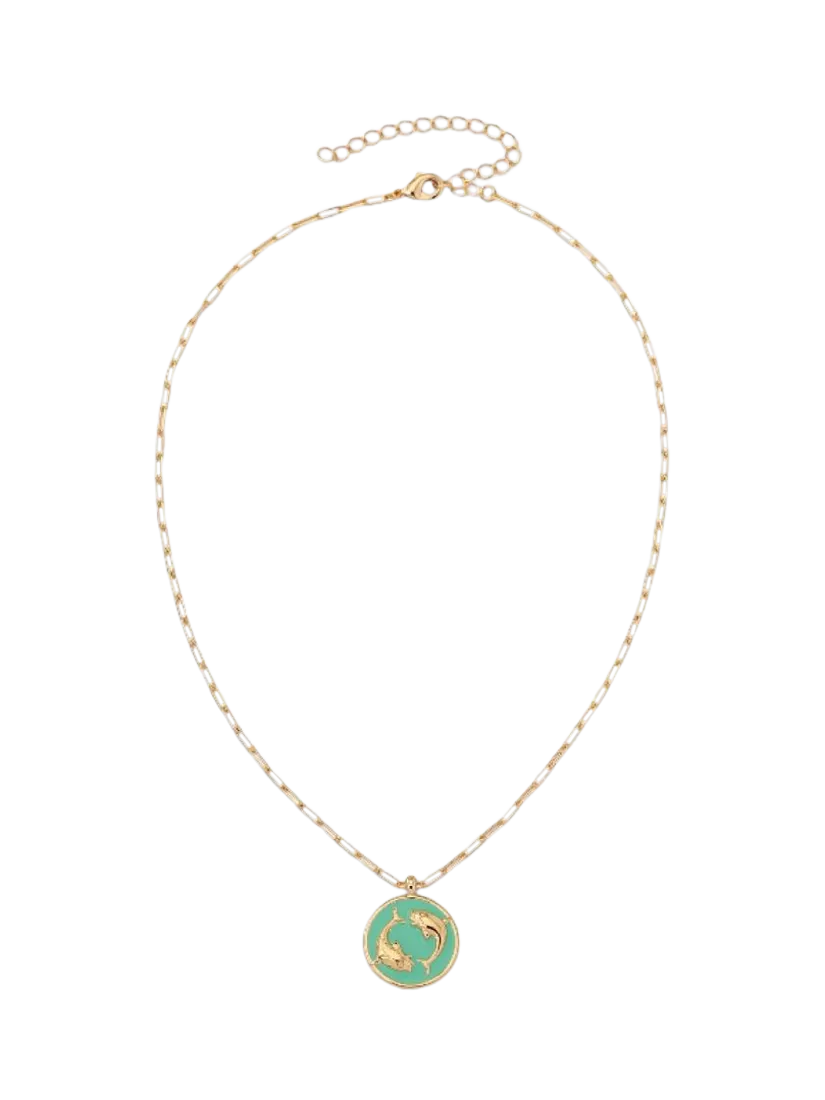 frkl. Star Sign Gold Zodiac Charm Necklace