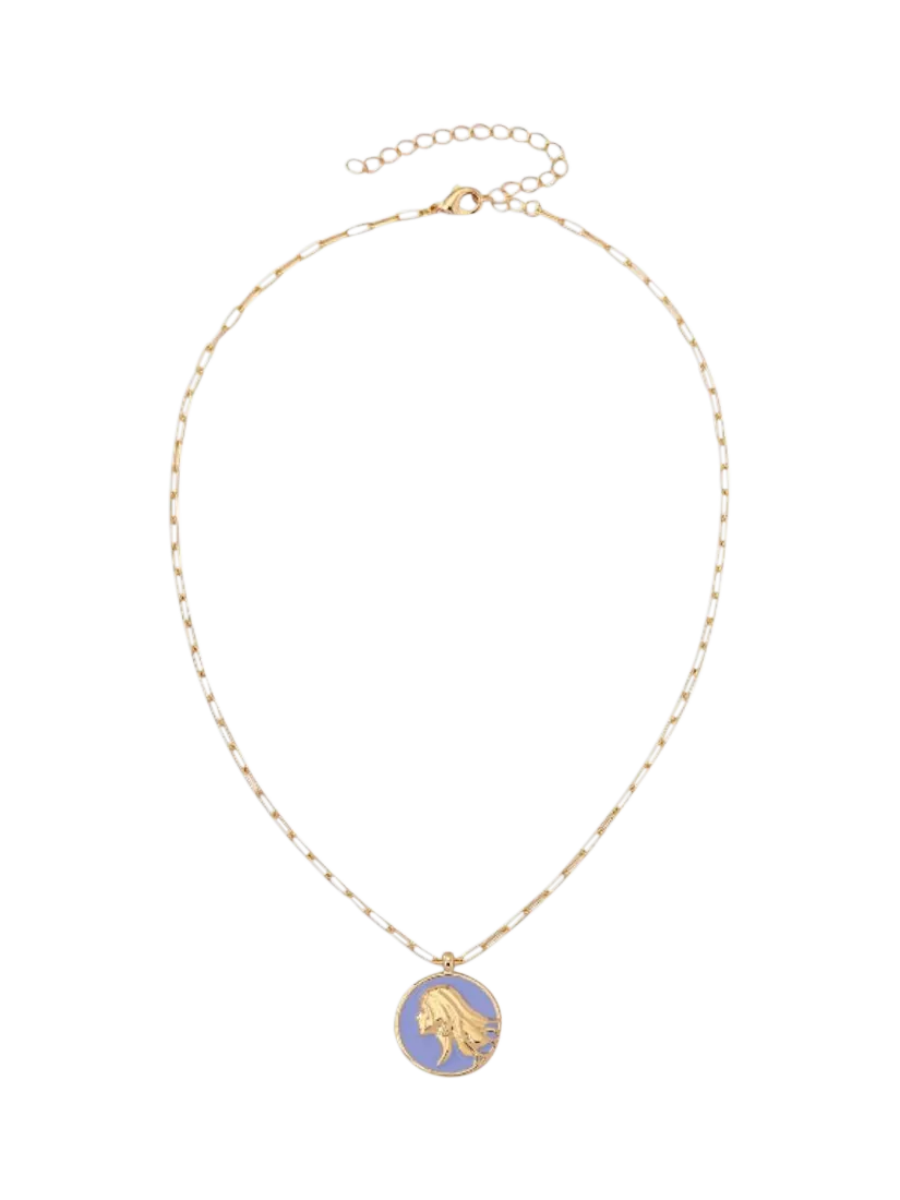 frkl. Star Sign Gold Zodiac Charm Necklace