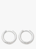 frkl. Hero Charm Midi Hoop Earrings silver plated (British brand)
