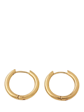 frkl. Hero Charm Midi Hoop Earrings silver plated (British brand)