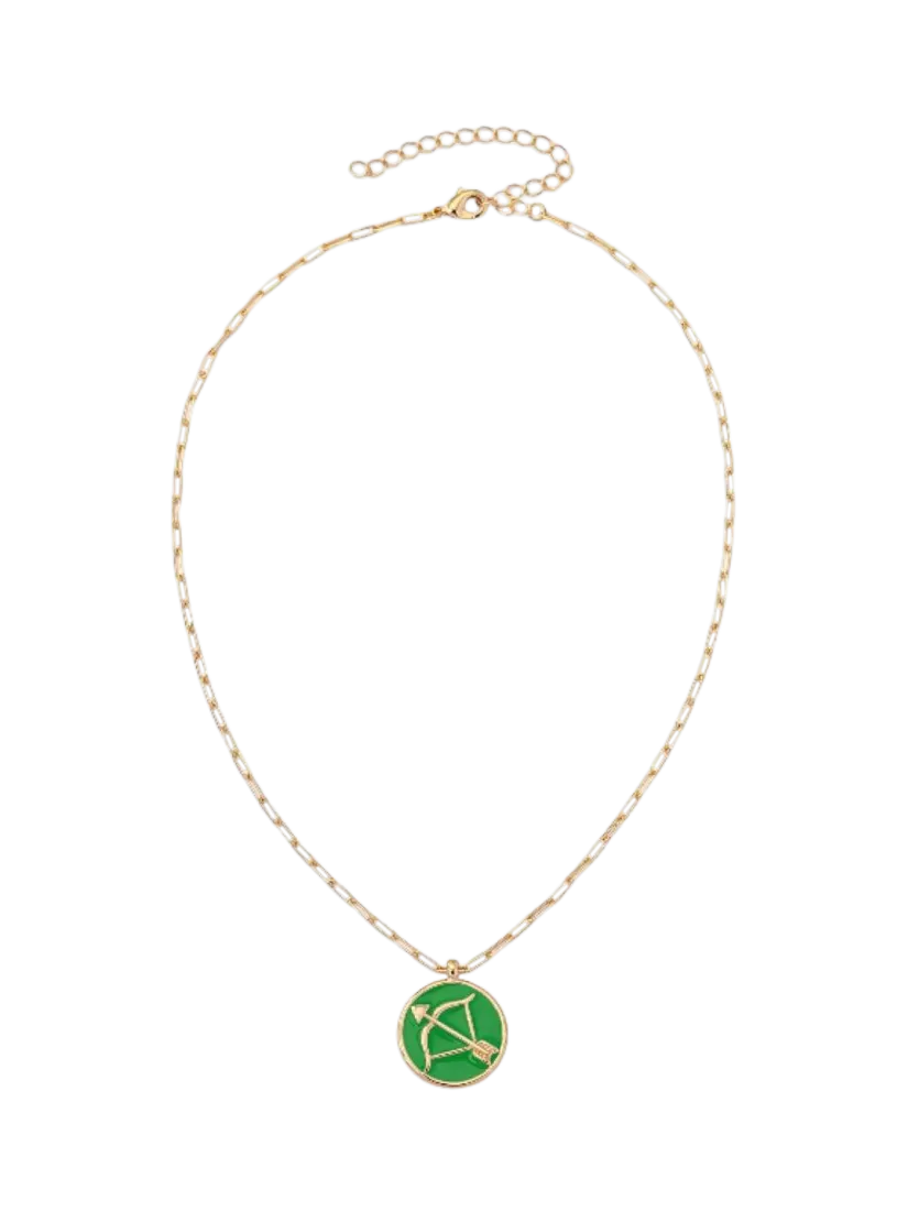 frkl. Star Sign Gold Zodiac Charm Necklace
