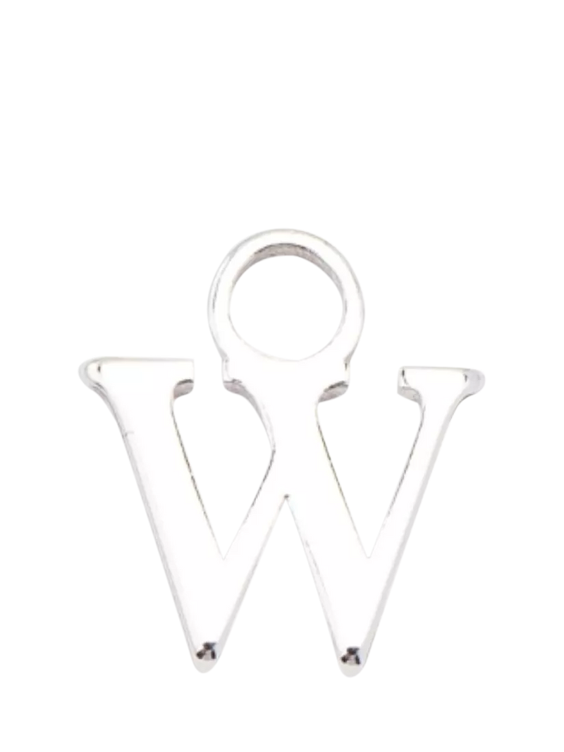 frkl. Lower Case Initial Charm, Silver, W