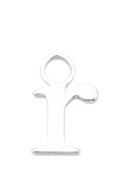 frkl. Lower Case Initial Charm, Silver, R