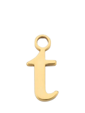 frkl. Lower Case Initial Charm, Gold, T